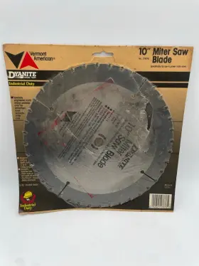 27876 Vermont American 10 Inch 5/8 Round Arbor Saw Blade Carbide Teeth - New