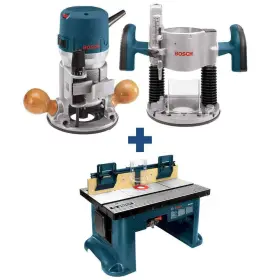 27887 Vermont American Us 12 Amp 2-1/4 Hp Variable Speed Plunge Fixed Base Corded Router Kit Bonus 15 A