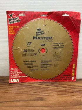 27905 Vermont American Master Series 12 Inch 60 Tooth Carbide Saw Blade Model
