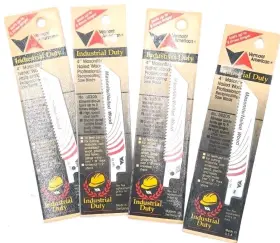 30105 Vermont American 30205 Reciprocating Saw Blade Hss 10 Tpi Dpp D/po 4 Blades