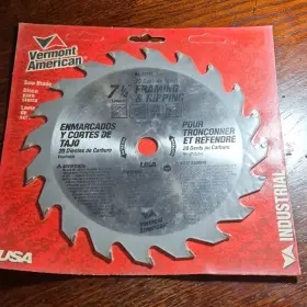 73-717 Vermont American Black & Decker Lot Of Inch 4 And Piranha 7-1/4 Carbide Steel Blades