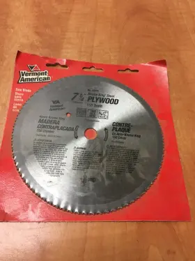 25270 Vermont American Krome King 7 1/4 Inch Circular Saw Blade Plywood 150 Teeth