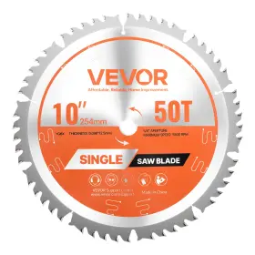 15.875-50t Vevor Circular Saw Blade Wood Cutting For 10 Inch 50 Teeth