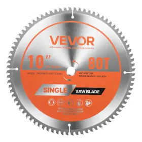 15.875-80t Vevor Circular Saw Blade Aluminum Cutting For 10 In 80 Teeth