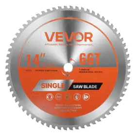 25.4-66t Vevor Circular Saw Blade Metal Cutting For 14 In 66 Teeth
