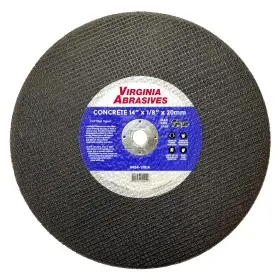 424-10814 Virginia Abrasives 809916000049 - 10 Pack 14 Inch X 1/8 20mm Reinforced Cut Off Wheel Premium Co
