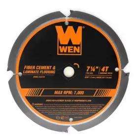 Wen 445026941983 7-1/4 Inch 4-tooth Diamond-tipped Pcd Professional Circular Saw Blade For Fiber