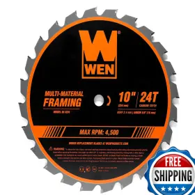 Wen B07sr5wd8v Bl1024 10-inch 24-tooth Carbide-tipped Professional Multi-material Framing