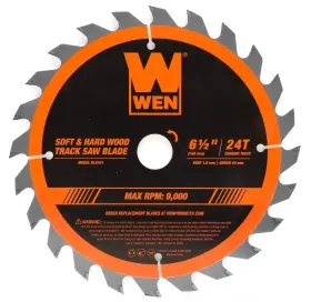 Bl6501 Wen 6.5-inch 24-tooth Carbide-tipped Track Saw Blade