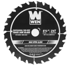 Bl6525 Wen L Mina De Serra Esteira 6 5 Inch 24-tooth Carbide-tipped Thin-kerf Professional