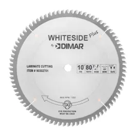 90302701 Whiteside 850015080265 Laminate Blade 10 Inch 80 Tooth 5/8 Arbor Hi-atb Grind