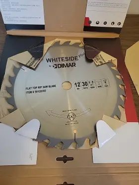 90120355 Whiteside Dimar 12 Inch 30t 7600rpm Max 1 Hard Wood Soft