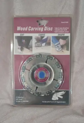 61638 Wood Carving Disc 22 Tooth Chain For And Sculpture New