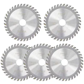 Wx012851536t01 Xcan 5pcs Tct Circular Saw Blade 3-3/8ftft Carbide Tipped 15mm Arbor For Wood Plastic