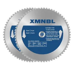 Xmnbl 313030470416 14 Inch Metal Steel Cutting Saw Blade Replacement For Evolution Chop