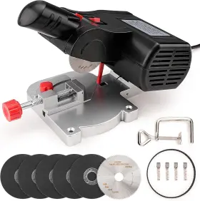 Yibao 744110727272 Mini Miter Cut-off Chop Saw For Metal Cutting Arrow Shafts Wood Crafts Hobby