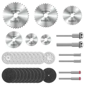 Yurinwoo 793101818598 Cutting Wheel Set Compatible With Dremel Rotary Tool 32pcs Hss Circular Saw
