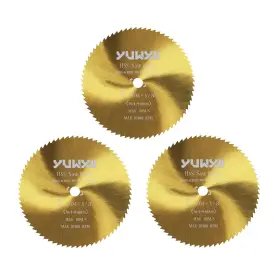 Yuwxii 313056513548 3 Inch Hss Circular Saw Blade 100-tooth Cutting Disc With 3/8 Arbor For C