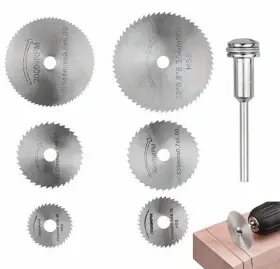 Bs0310001 Ywhwlx 6pcs High Speed Steel Hss Saw Disc Wheel Cutting Blades Mini Circular Bla