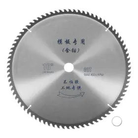 Zaplyte 745060875723 16 Inch Circular Saw Blade 80 Teeth 1.18 Arbor Cutting Wheel For Wood