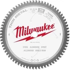 Milwaukee 48-40-4240 7-1/4" 70T Thin Metal Cutting Circular Saw Blade (5/8" New. Price: $27.99.