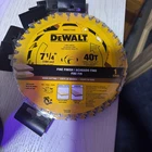 Pack Dewalt Circular Saw Blade, 24T, 5/8 Arbor, 7-1/4 In. DWA271424B10 New. Price: $65.00.