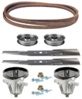 Sears Craftsman LT1500 42" Mower Deck Parts Kit Spindles Blades Free Shipping New. Price: $219.95.