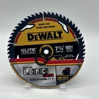 Dewalt 1/4" DWAW71460 Elite Series Carbide Steel Circular Saw Blade Teeth New. Price: $18.99.