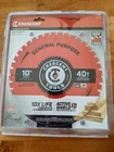 Crescent Circular Saw Blade 10'' X 40 Tooth General Purpose New. Price: $14.99.