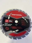 Craftsman 7-1/4" Carbide Teeth Framing Blade 5/8" Arbor CMAS372524 New. Price: $11.99.