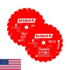 Diablo 7-1/4" 24T Framing Saw Blade For Wood Thin Kerf, Anti-vibration New. Price: $27.15.