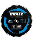 Craly 10" 80T Atb Wood Saw Blade 5/8" Arbor Ultra Fine Finish New. Price: $44.58.