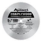 Avanti (5-1/2 In. X 100-TOOTH) Osb/plywood Circular Saw Blade, Cutting New. Price: $9.49.