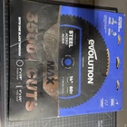 Evolution EVOMAX14ST In. 80T Professional Grade Mild Steel Cermet Blade New. Price: $145.00.