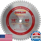 Oshlun SBNF-100060 10-INCH Tooth Tcg Saw Blade 5/8-INCH Arbor For Aluminum New. Price: $65.62.