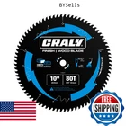 Craly 10 Inch 80 Teeth Ultra Fine Finish Wood Cutting Circular Saw Blade, 5/8 New. Price: $29.11.