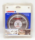 Lenox 7-1/4" 40T Steel Cutting Circular Saw Blade 21894 Titanium Carbide Tip New. Price: $19.95.