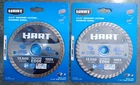 2 Pk Hart HACG07 4.5 Diamond Masonry Cutting Wheel For Concrete, Brick, Block New. Price: $24.99.