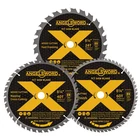 Angelsword 8-1/4" Table/circular Saw Blade Set, 24T/40T/60T, 3-PACK Wood New. Price: $55.22.