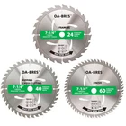 3PACK Combo 7-1/4 Inch Circular Saw Blades With 5/8" Arbor, Tct Atb 24T Frami... New. Price: $27.69.