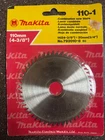 New Makita 4-3/8" X 3/4" Combination Blade For Cordless Saws # 792010-8. Price: $9.99.