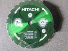 Hitachi 320843 Circ. Saw Blade 7-1/4" 24T Carbide Thin Kerf Atb New Surplus. Price: $14.97.