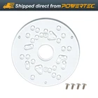 Powertec Router Base Plate Acrylic 5-3/4" W/screws & Predrilled Holes For Trim New. Price: $25.99.