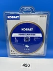 Kobalt 1615978 7" Porcelain Tile Diamond Saw Blade New. Price: $14.99.