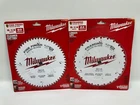 2PK Milwaukee 8-1/2 In. 60T Fine Finish Circular Saw Blade 48-40-0826 New. Price: $59.90.