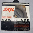 Vtg Skil 1/4" Super Sharp Used 20 Tooth Saw Blade Diamond 5/8" Round 13247 Usa. Price: $12.87.