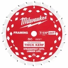 Milwaukee 48-40-0740 7-1/4 24T Thick Kerf Framing Circular Saw Blade New. Price: $18.50.