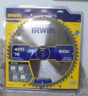 New & Unopened Irwin 16" (400 Mm) 60 Tooth Thin Kerf Circular Saw Blade Used. Price: $67.00.