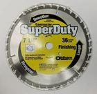 Oldham 725C436 7-1/4" X Tooth Carbide Saw Blade New. Price: $5.50.