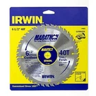 Irwin Tools Marathon Carbide Cordless Circular Saw Blade, 6 1/2-INCH, 40T New. Price: $41.19.